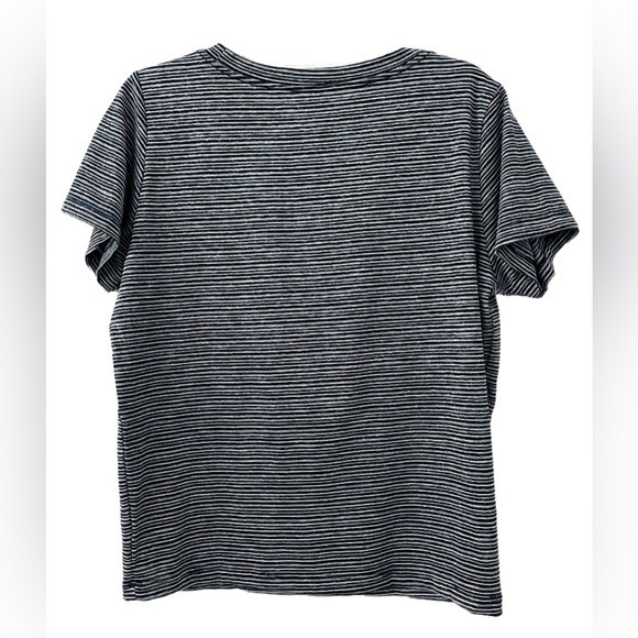 NFL Team Apparel New Orleans Saints Graphic Striped Tee Women’s Large Black Gold - Picture 4 of 9